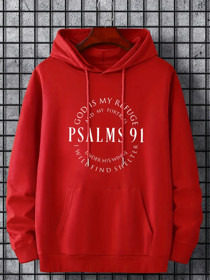 Psalms 91 Hoodie - Christian Fleece Pullover