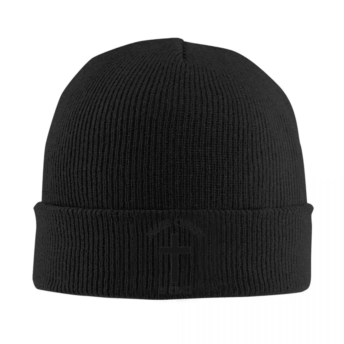 Cappello lavorato a maglia di Gesù Cristo è il re