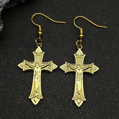 Jesus Cross Crucifix Earring