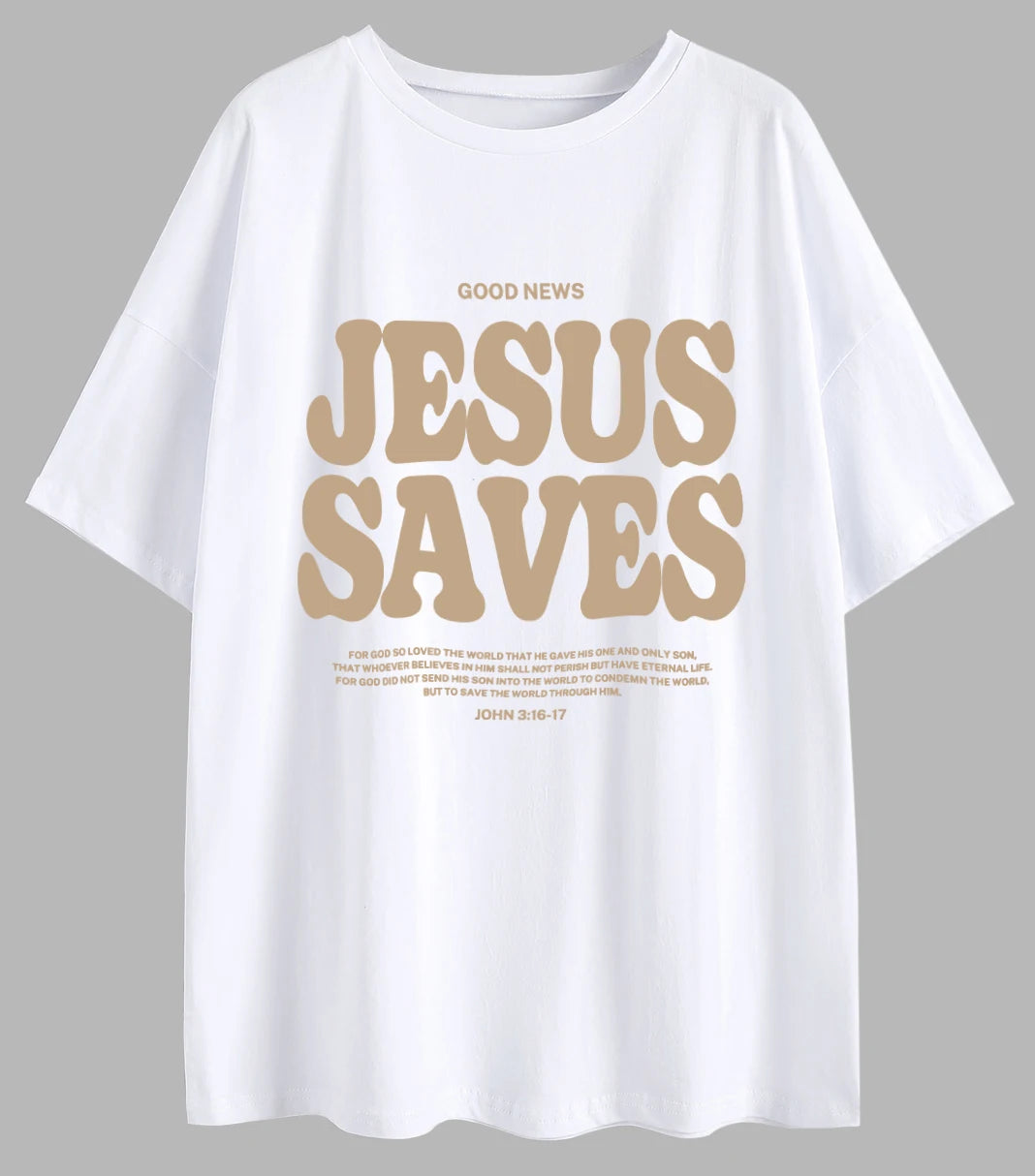 Jesus Saves Oversized T-Shirt 