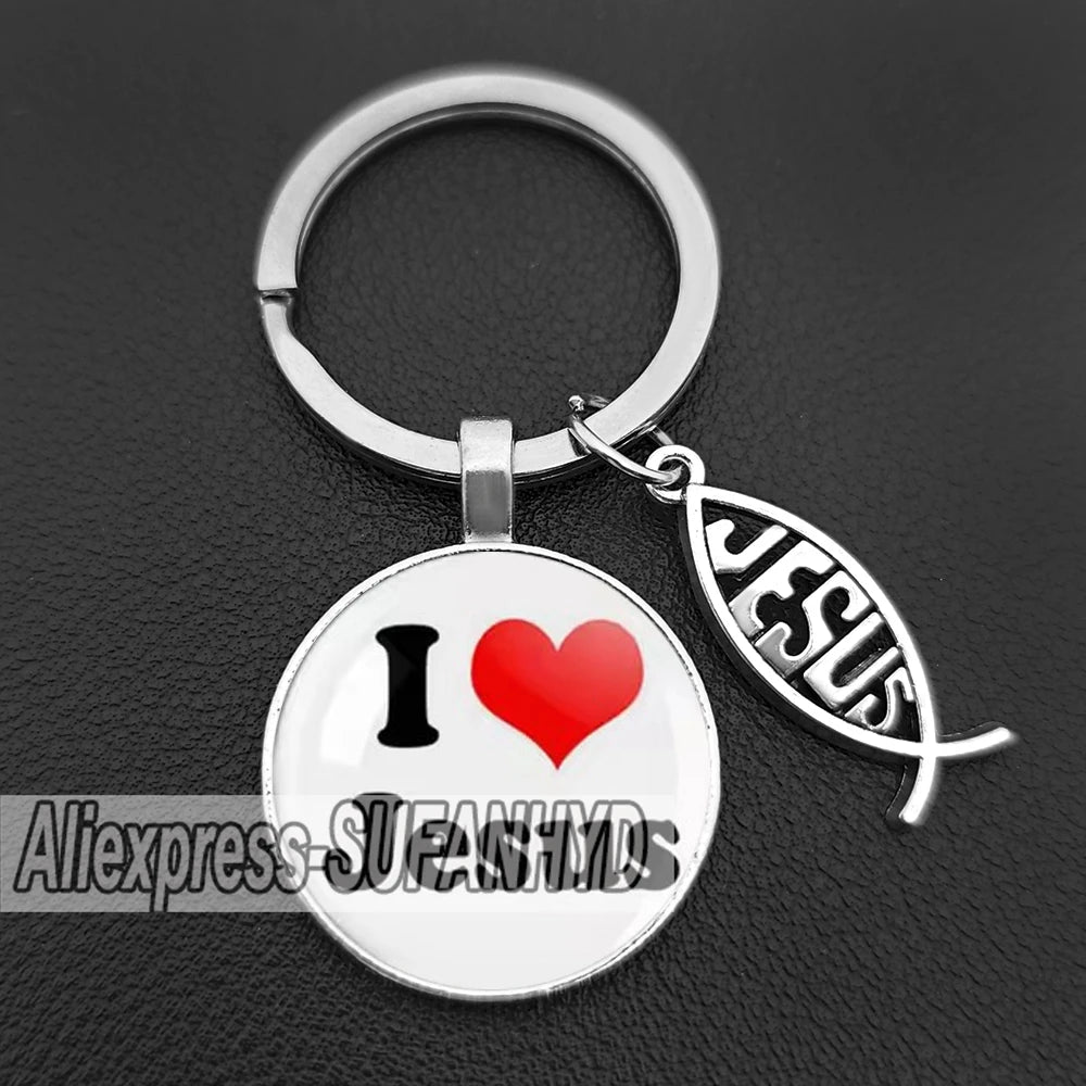 Devotional Medallion Keyring Set