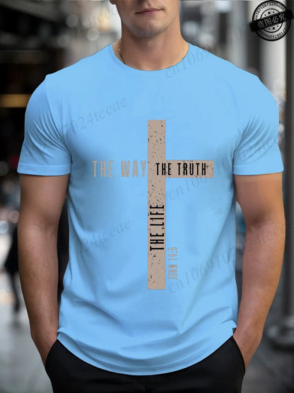 Camisa de algodão João 14:6