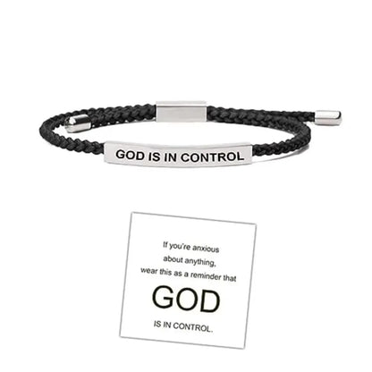 DEUS ESTÁ NO CONTROLE Pulseira